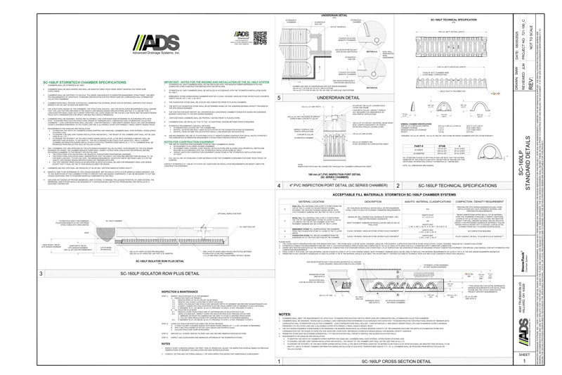 SC-160LP StormTech Full Detail Sheet