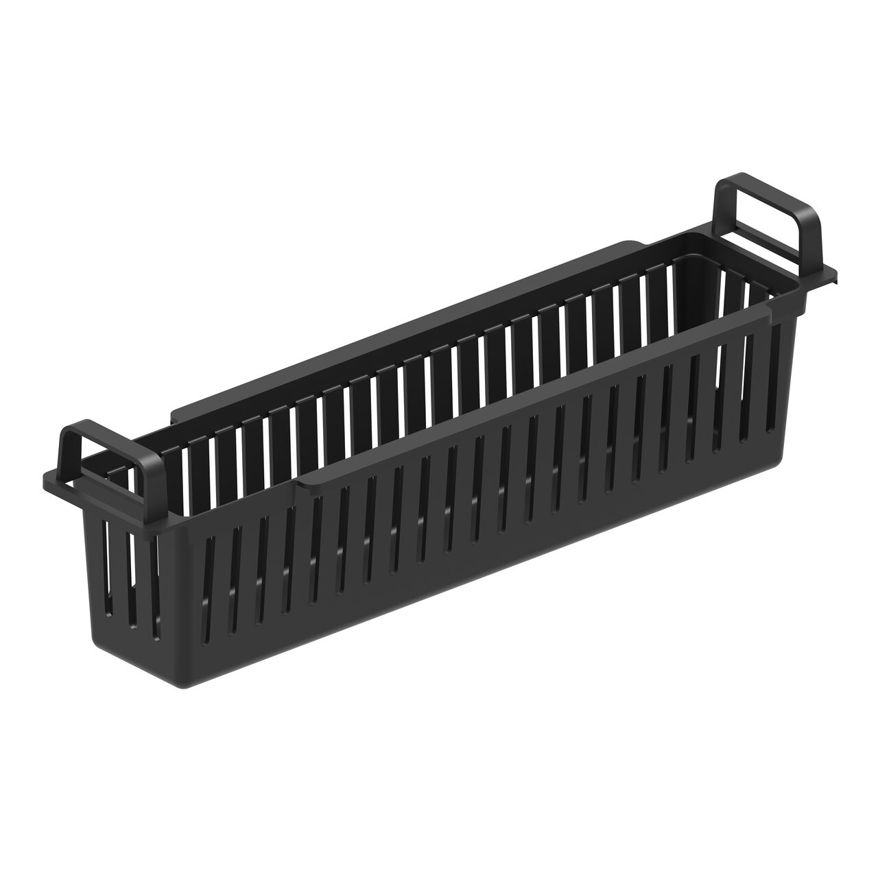 The BG-FILCOTEN® by NDS® 100 Trench Drain Plastic Trash Bucket (NDS 22515) works inside the BG-FILCOTEN® 100 Trench Drain Inline Catch Basin to strain water and block debris such as leaves, trash, and other solid waste from clogging the drain system