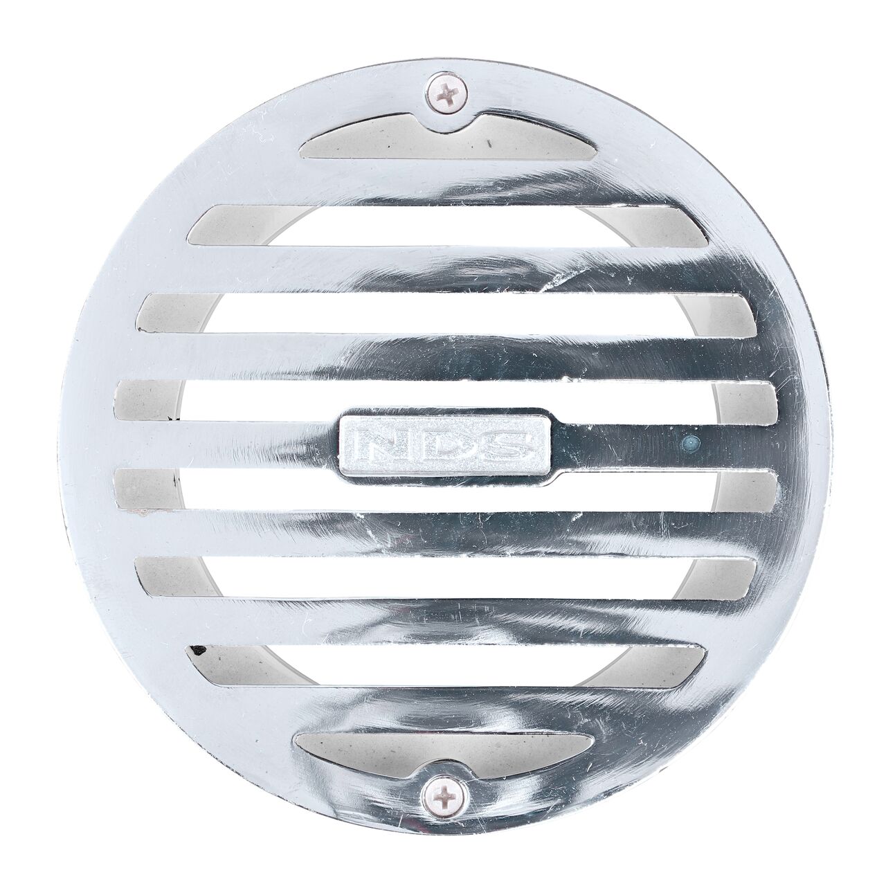 Top down view of the NDS 4 in. Round Grate (NDS 908PC)