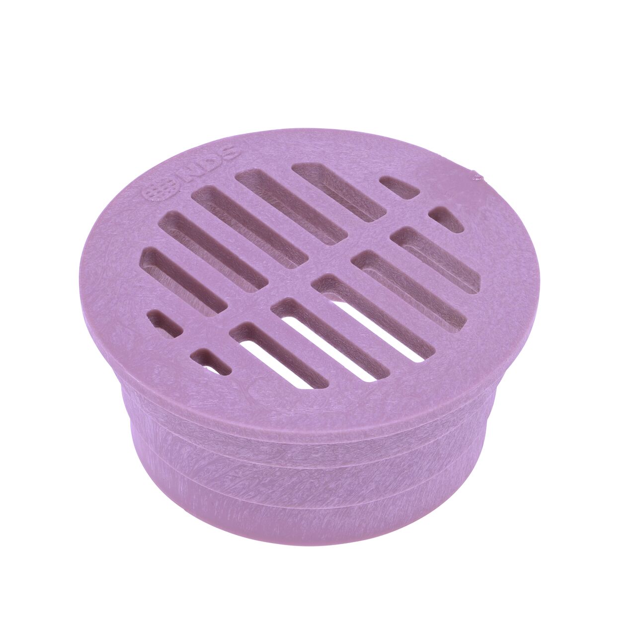 NDS 3 in. Round Grate made of purple plastic (NDS 16P)