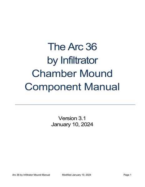 Wisconsin Arc Chamber Component Manual - Mound
