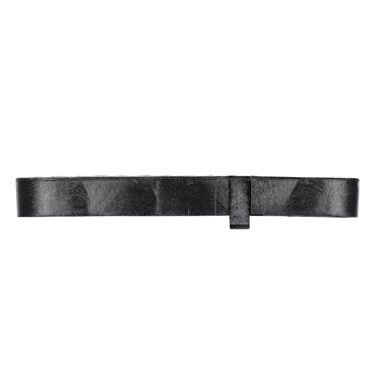The NDS 13 in. X 20 in. Rectangular Standard Series Black Water Meter Valve Box Cover (NDS D1500-DISBL) is a drop-in lid shown here from the side, that prevents dirt and debris from entering the valve box