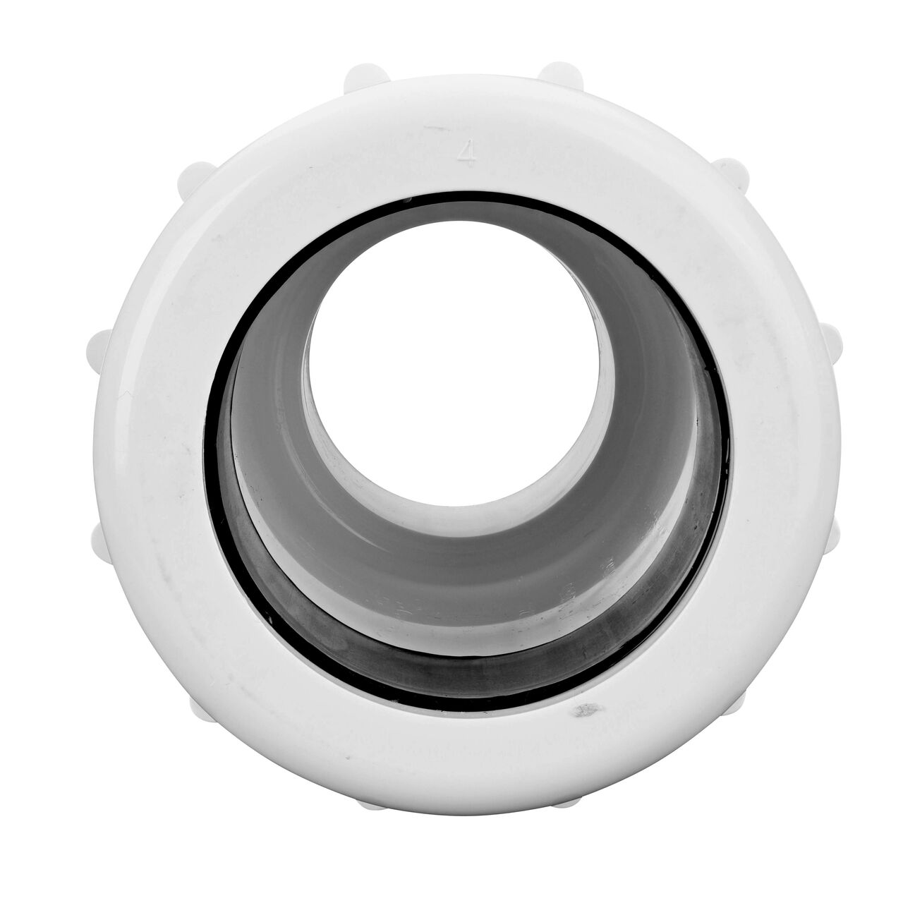 The NDS Compression Coupling is an easy-fit coupling that has one removable compression end and one MPT end that tightened and secures to pipes (NDS CPA-2000)