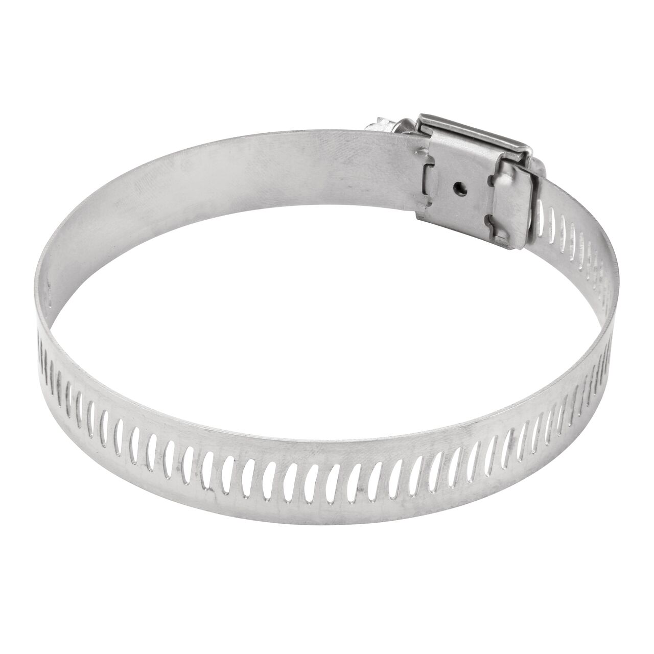 The NDS SAE 40 Worm Drive Hose Clamp with Aero Seal 1/2 in. band width (NDS 64040H) has arcial perforated slots in band for added strength and smoother engagement
