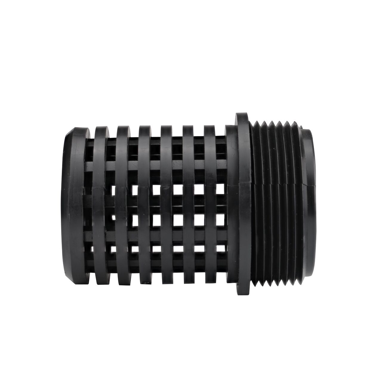 Side view of the 1-1/2 in. IPS 100 Mesh Foot Valve Screen (NDS 1800-15)