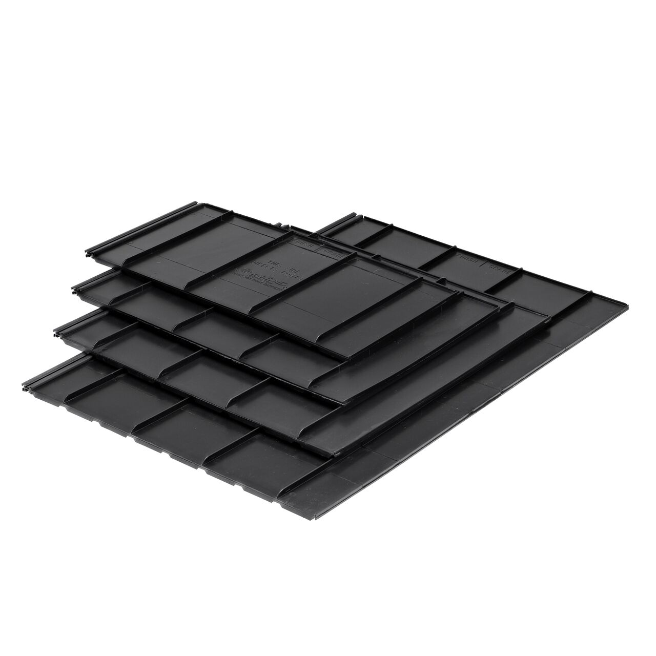 The 24 in. long NDS Root Barrier Panels come in multiple depths including 12 in., 18 in., 24 in., and 36 in. (NDS EP-1250, NDS EP-1850, NDS EP-2450, NDS EP-3650)