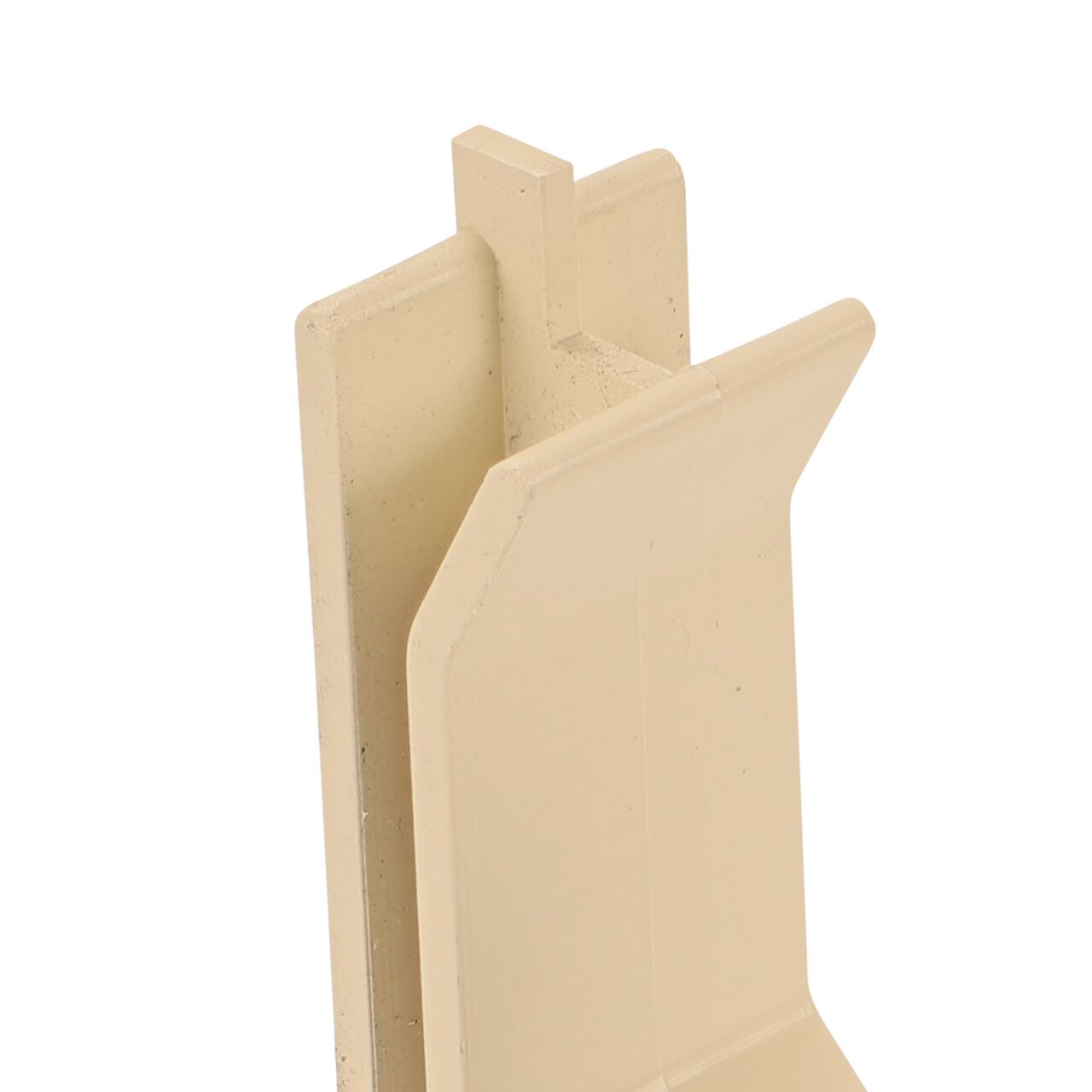 Closeup of the upper part of the NDS Sand Mini Channel™ Drain Coupling (NDS 548S) where it connects