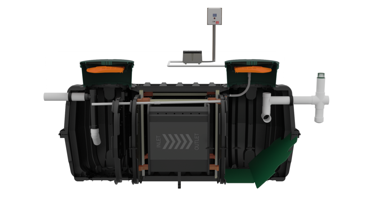 ECOPOD Edge500 - Side Cutaway