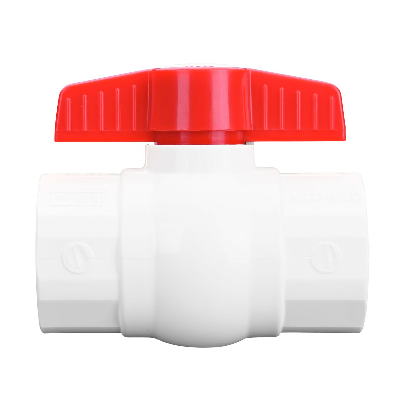NDS PVC IPS Ball Valve is leak-resistant valve connects two 1-1/2 in. Sch. 40 pipe ends in an irrigation or other pressurized system and helps prevent costly property damage, pipe corrosion, and system issues (NDS E1420-15)