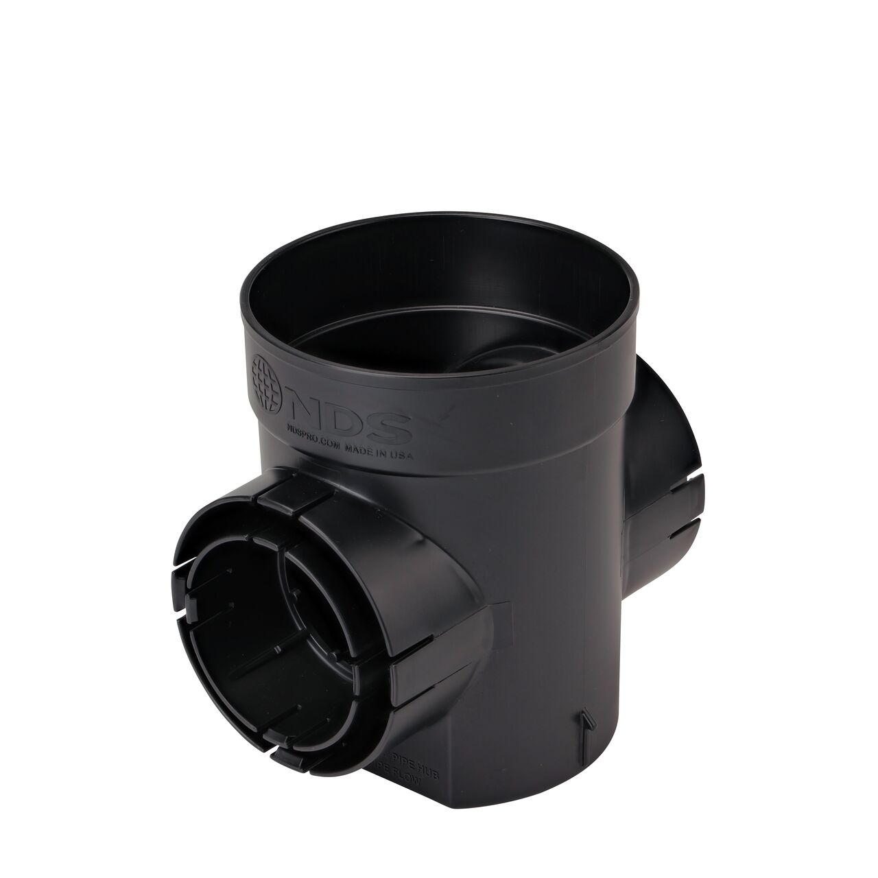 NDS 6 in. Round Spee-D Catch Basin Drain with 2 outlets (NDS 201)