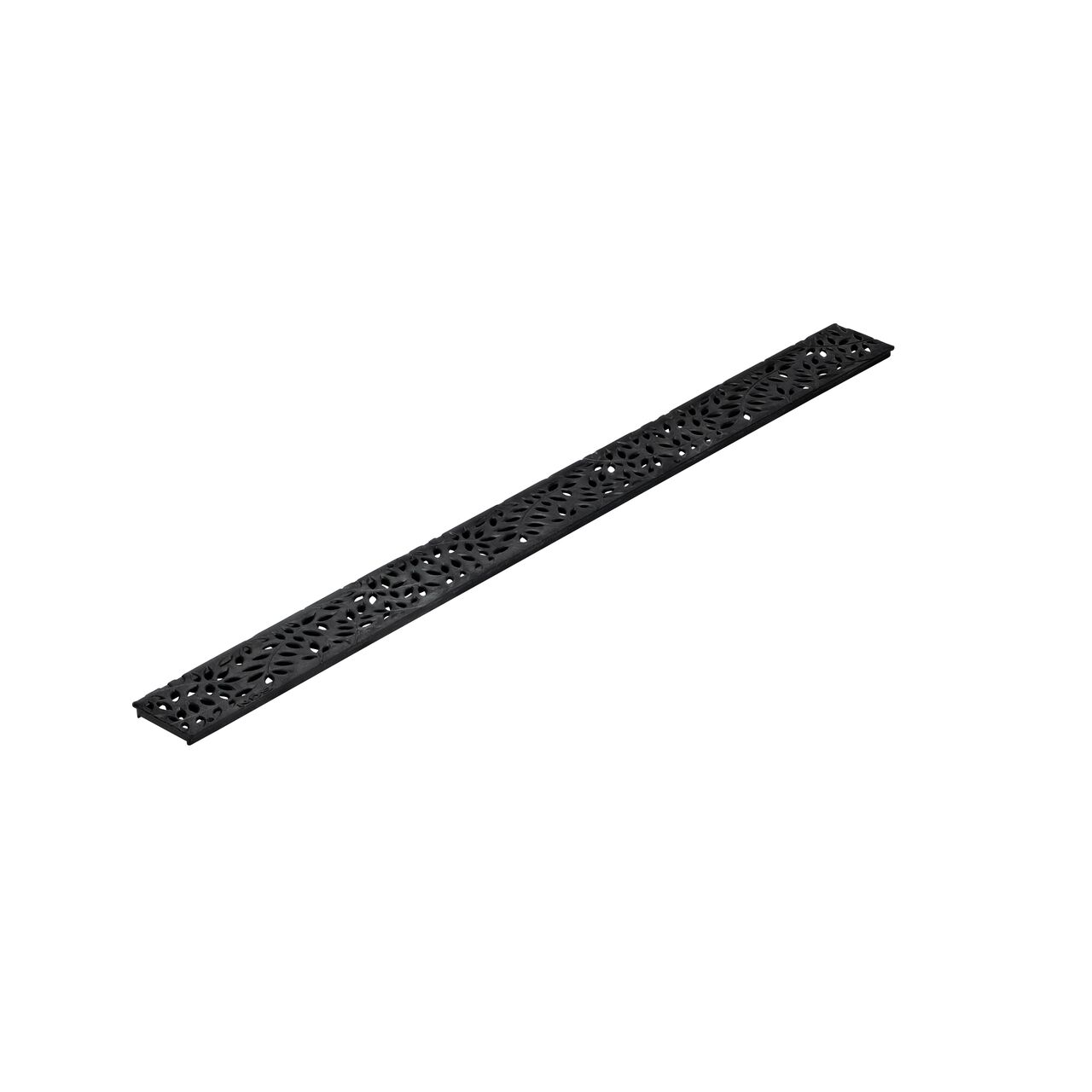 Decorative Botanical Green Plastic Mini Channel™ Drain Grate (NDS 554)