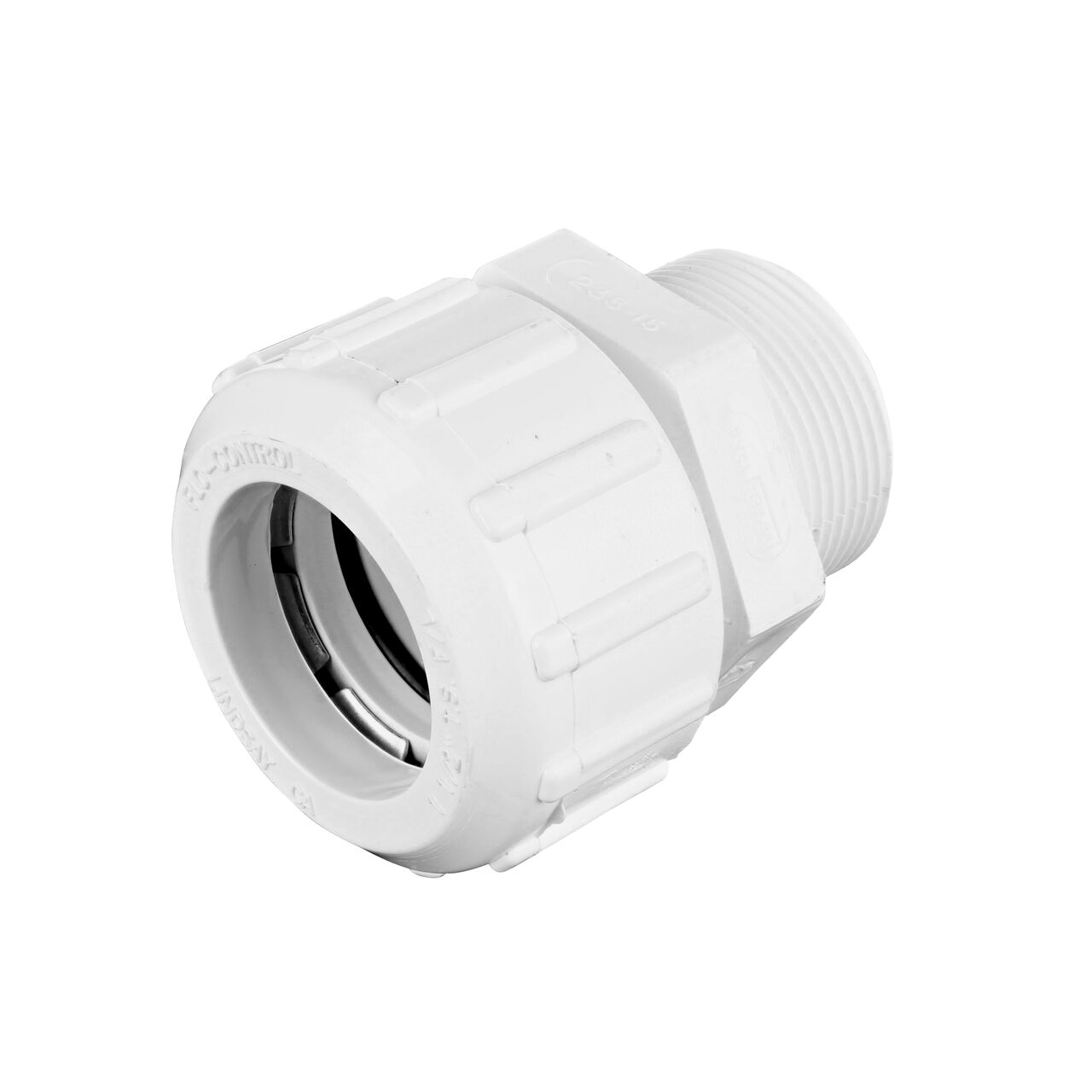 The NDS 1 1/2 in. Flo-Lock™ Gripper Adapter provides a leak-resistant connection between Copper pipe and CTS FPT pipe end (NDS 235-15)