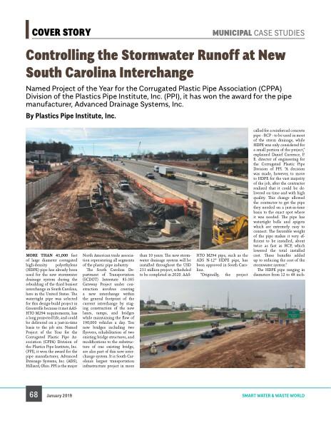 Controlling the Stormwater Runoff at New South Carolina Interchange