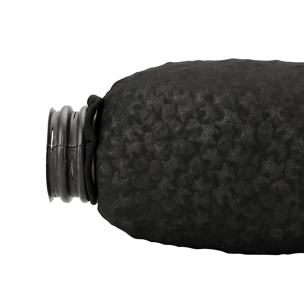 Side View of the NDS EZflow® Gravel-Free French Drain System with 4 in. Slotted Pipe & Engineered Aggregate (NDS EZ-0701F)
