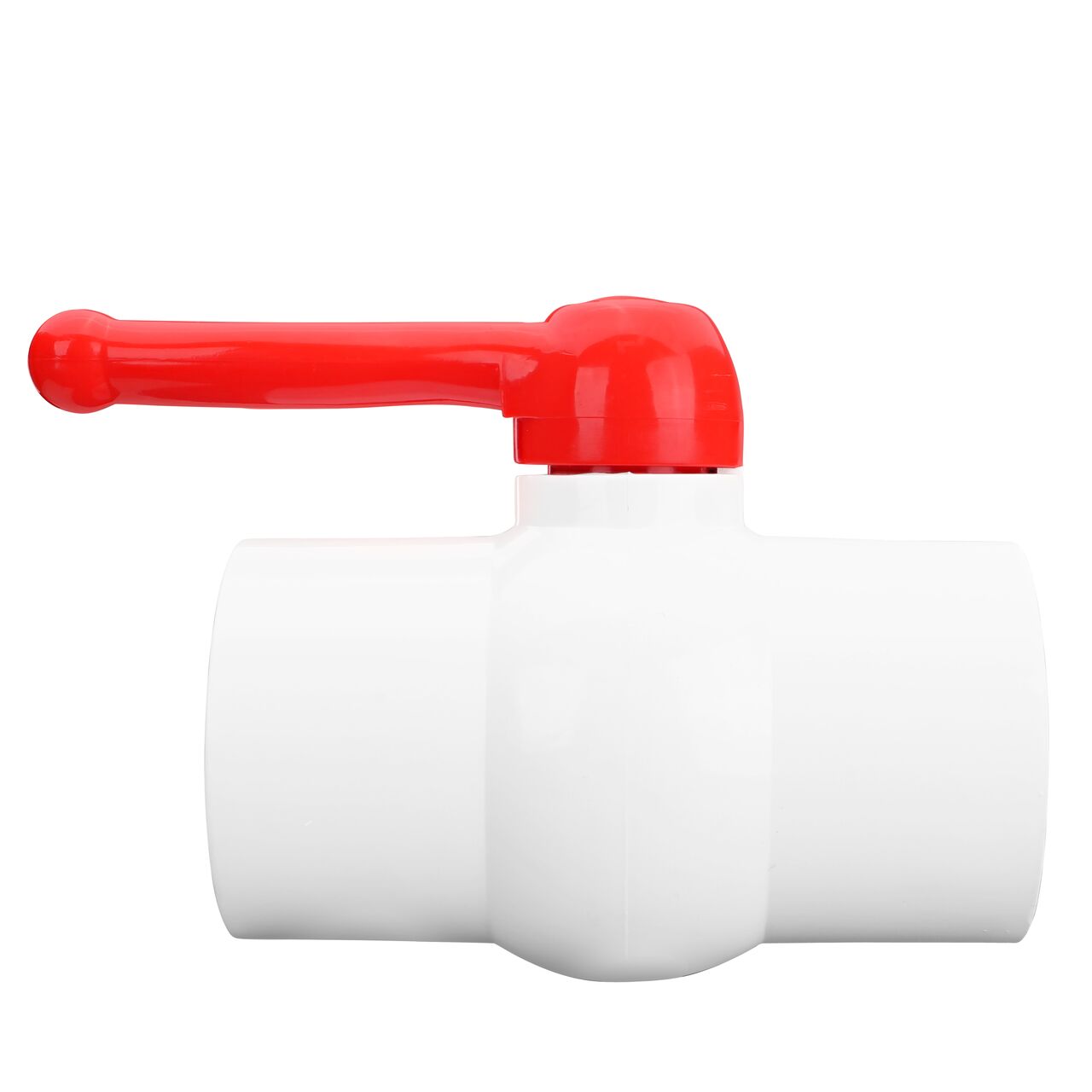 NDS PVC IPS Ball Valve is  leak-resistant valve connects two 3 in. FPT Sch. 40 pipe ends in an irrigation or other pressurized system and helps prevent costly property damage, pipe corrosion, and system issues (NDS E1320-30)