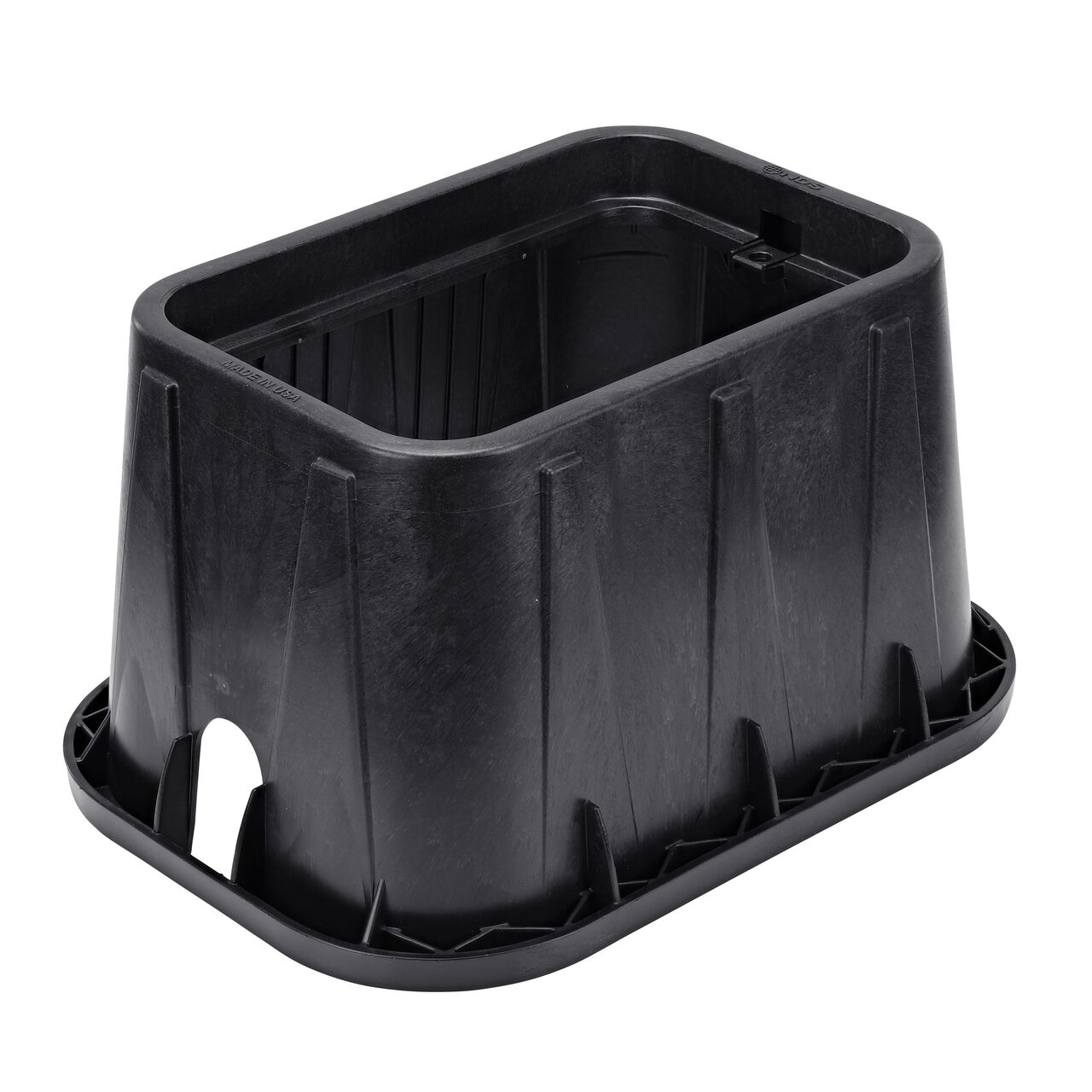The NDS 14 in. X 19 in. Rectangular Pro-Spec® Series Valve Box is a 12 in. high Black Box that protects and conceals components (NDS 314BBLK)