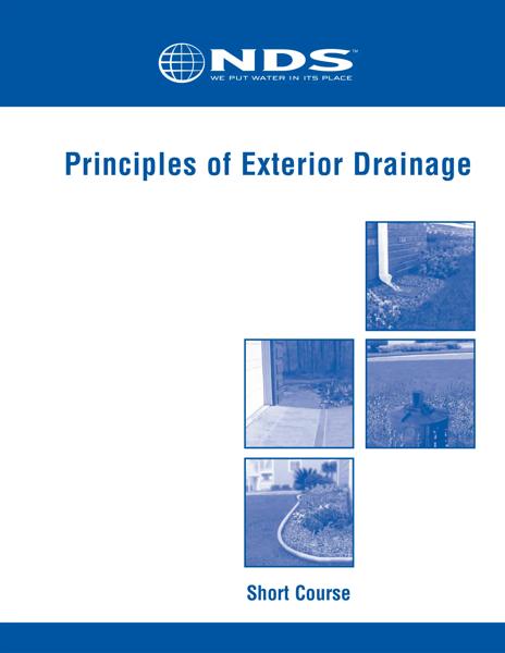 NDS Principles of Exterior Drainage Guide