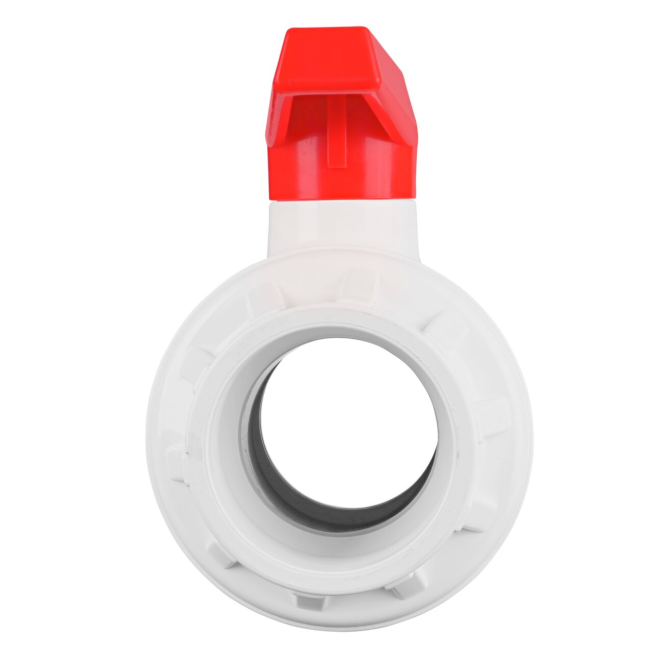 The NDS 3 in. PVC IPS Ball Valve is made of durable material and works with most PVC pipe to transport water and prevent backflow of contaminated water in pressurized systems (NDS E1410-30)
