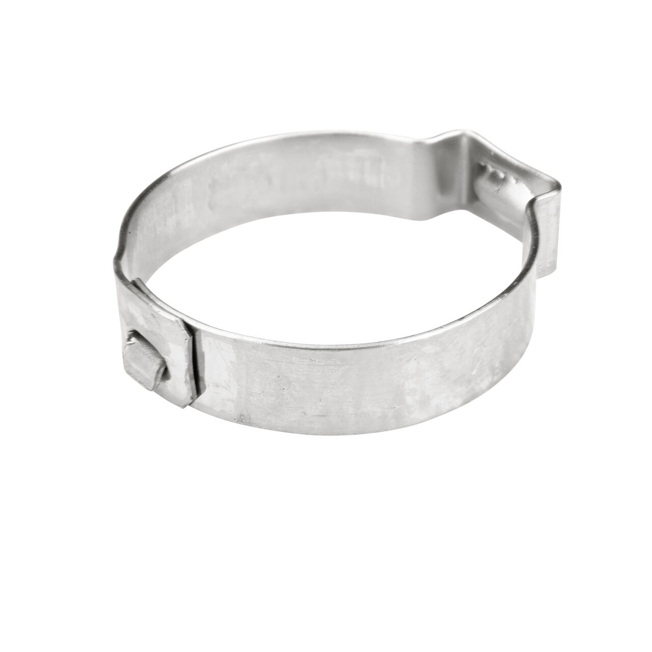 The NDS 271R Stainless Steel Pinch Clamp (NDS NC-155000-016) secures hoses and pipes together and provides a leak and corrosion-resistant connection point