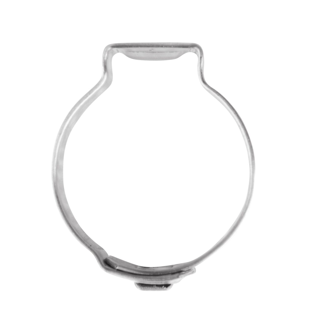 Use the Standard Jaw Pinch Clamp Tool (SKU NCT-1098 – sold separately) to crimp clamp ear closed on the NDS 198R Stainless Steel Pinch Clamp (NDS NC-155000-011)