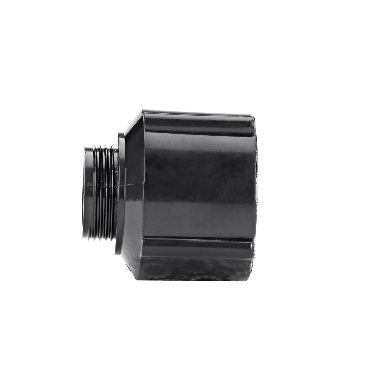 The NDS 1/2 in. FPT X MPT Male Sprinkler Adapter is durable enough to withstand 70 PSI @ 72°F (NDS SAM-0500)