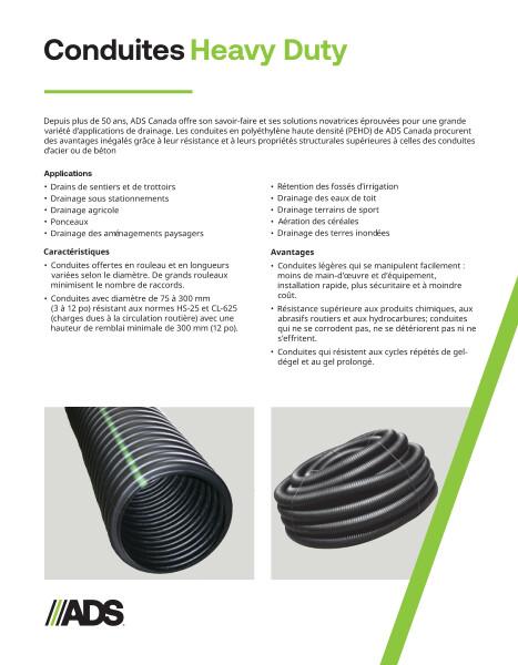 Conduites Heavy Duty