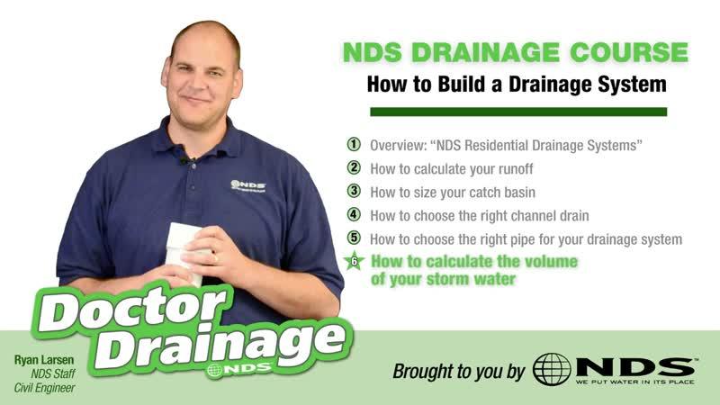 Video, How to Calculate the Volume of Stormwater Runoff for Your Drainage System