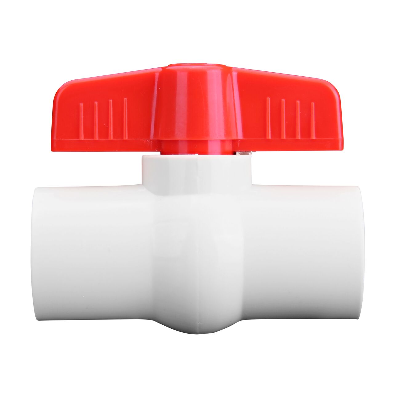 NDS PVC IPS Ball Valve is  leak-resistant valve connects two 3/4 in. FPT Sch. 40 pipe ends in an irrigation or other pressurized system and helps prevent costly property damage, pipe corrosion, and system issues (NDS E1320-07)