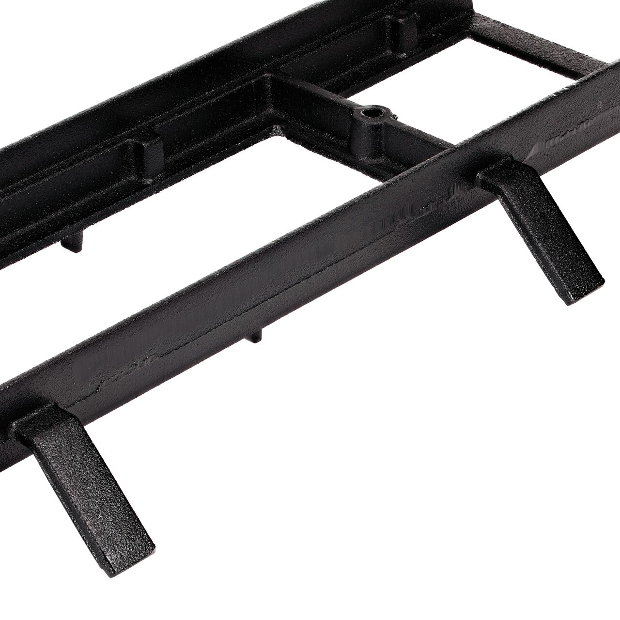 Closeup of the anchors on the Dura Slope™ Channel Drain Frame (NDS DS-200H)