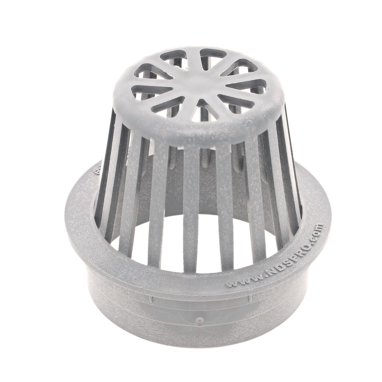 NDS Gray 4 in. Atrium Grate fits 4 in. Drain Pipes & Fittings (NDS 76)