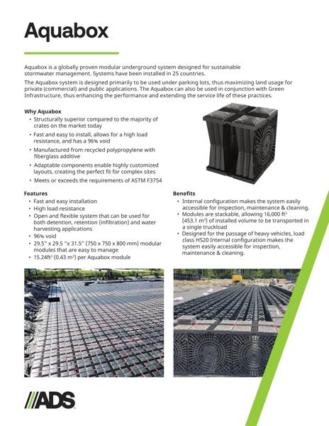 Aquabox Product Sheet
