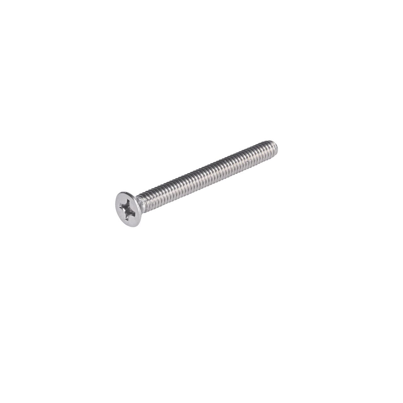 The 1/4 inch X 2-1/2 inches long flat head style Phillips Screw (NDS DS-225) secures Dura Slope® Drainage Grates to the Dura Slope DS-200H ductile iron frames keeping grates in place to block debris from entering the drainage system