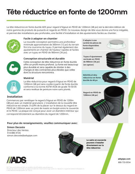 48" Ductile Top - French