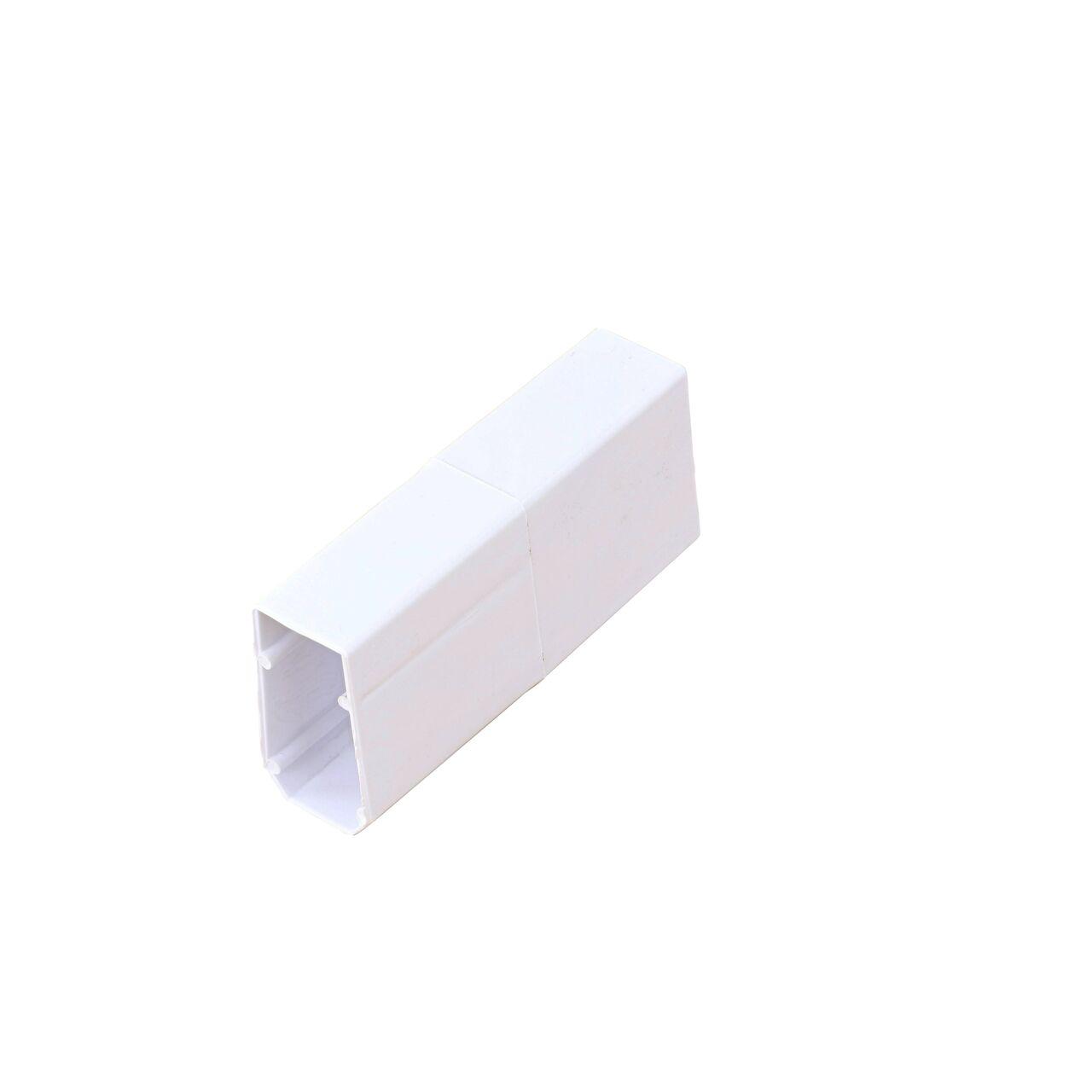 Hero shot of Micro Channel Drain Coupling, White Plastic which connects to Micro Channel Drain System (NDS 8481*, NDS 8481)