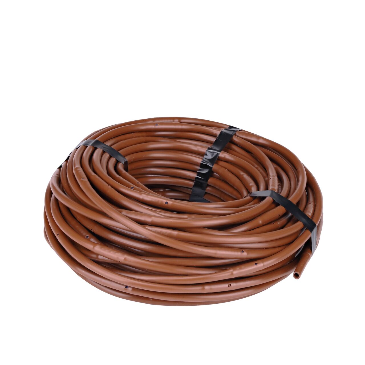 Alternate view of the NDS 100 ft. 1/4 in. Dura Flo™ JR Dripline with 6 in. spaced 0.5 GPH Non-Pressure Compensating Emitters (NDS SFJR-BR-06-01)