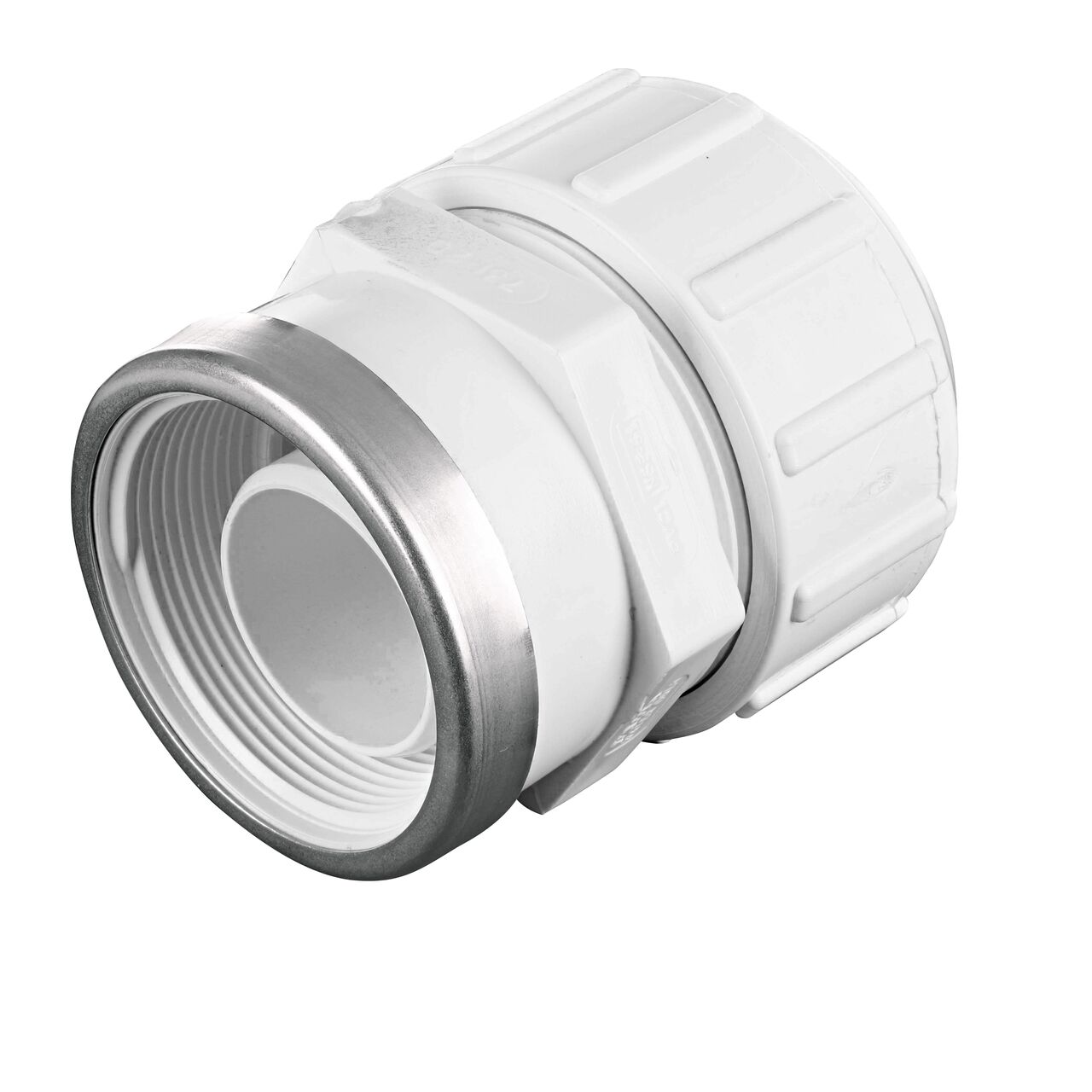 Threaded FPT connection end on the NDS 2 in. SDR-9 CTS X FPT Flo-Lock™ Gripper Adapter (NDS 731-20)