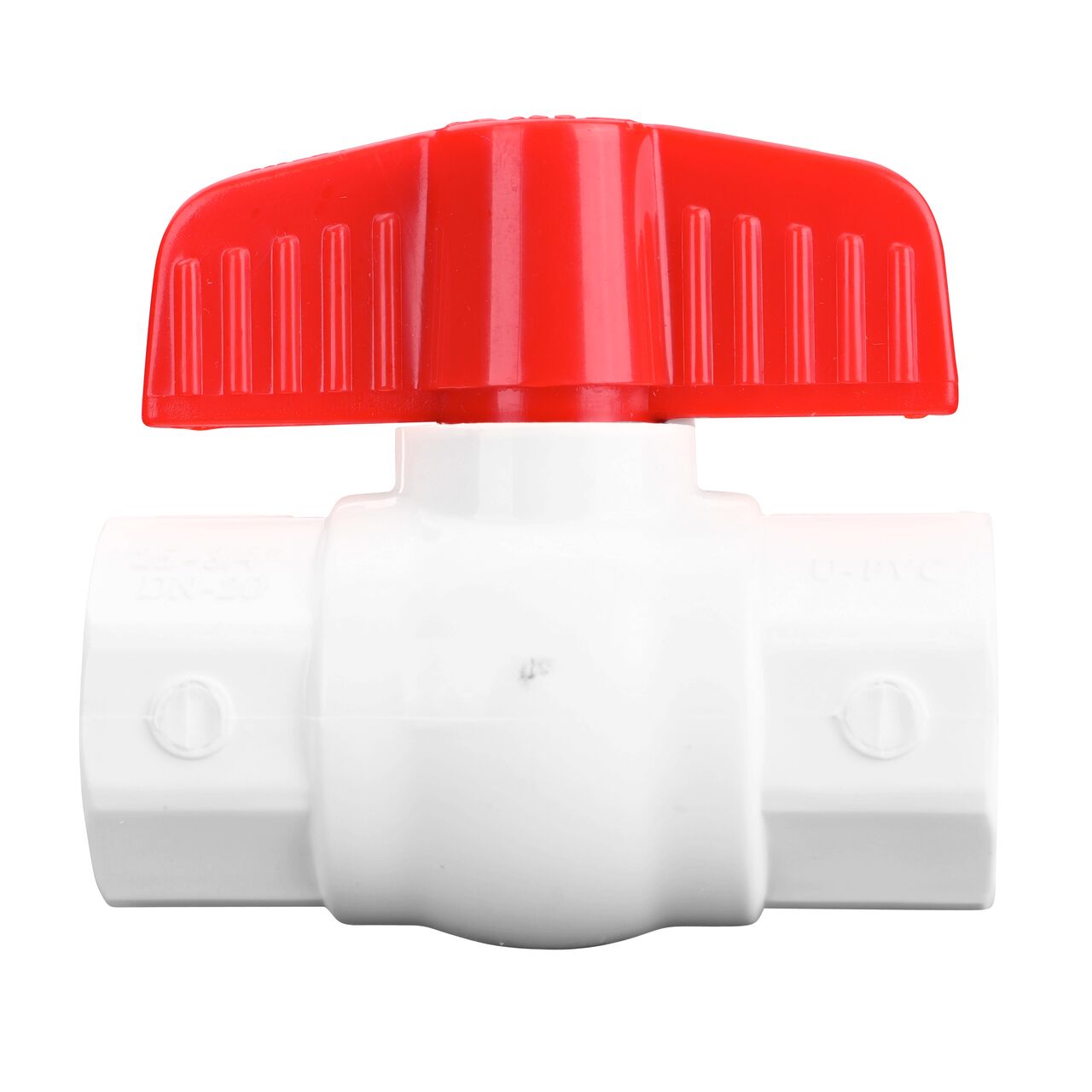 NDS PVC IPS Ball Valve is leak-resistant valve connects two 3/4 in. Sch. 40 pipe ends in an irrigation or other pressurized system and helps prevent costly property damage, pipe corrosion, and system issues (NDS E1420-07)