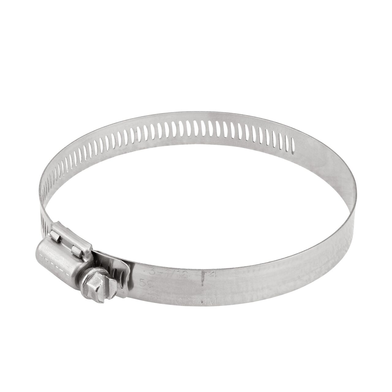 The NDS SAE 56 Worm Drive Hose Clamp with Aero Seal 1/2 in. band width (NDS 64056H) has a heavy duty 4-piece Quadra-Lock design to provide strength and stability; includes underside plate for added strength