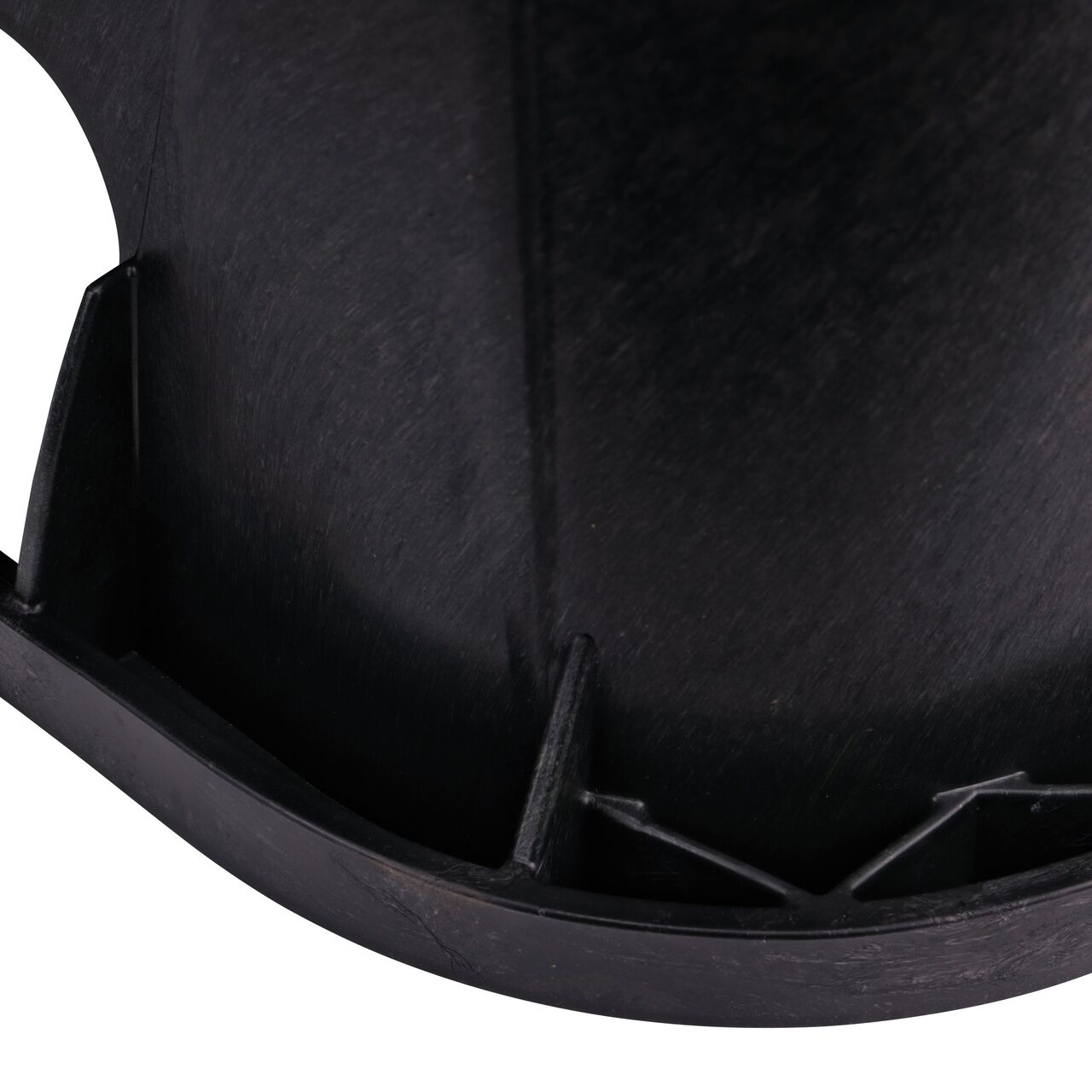 Closeup view of the reinforced edges on the NDS 14 in. X 19 in. Rectangular Pro-Spec Series Telecom Box (NDS 313BCBT)