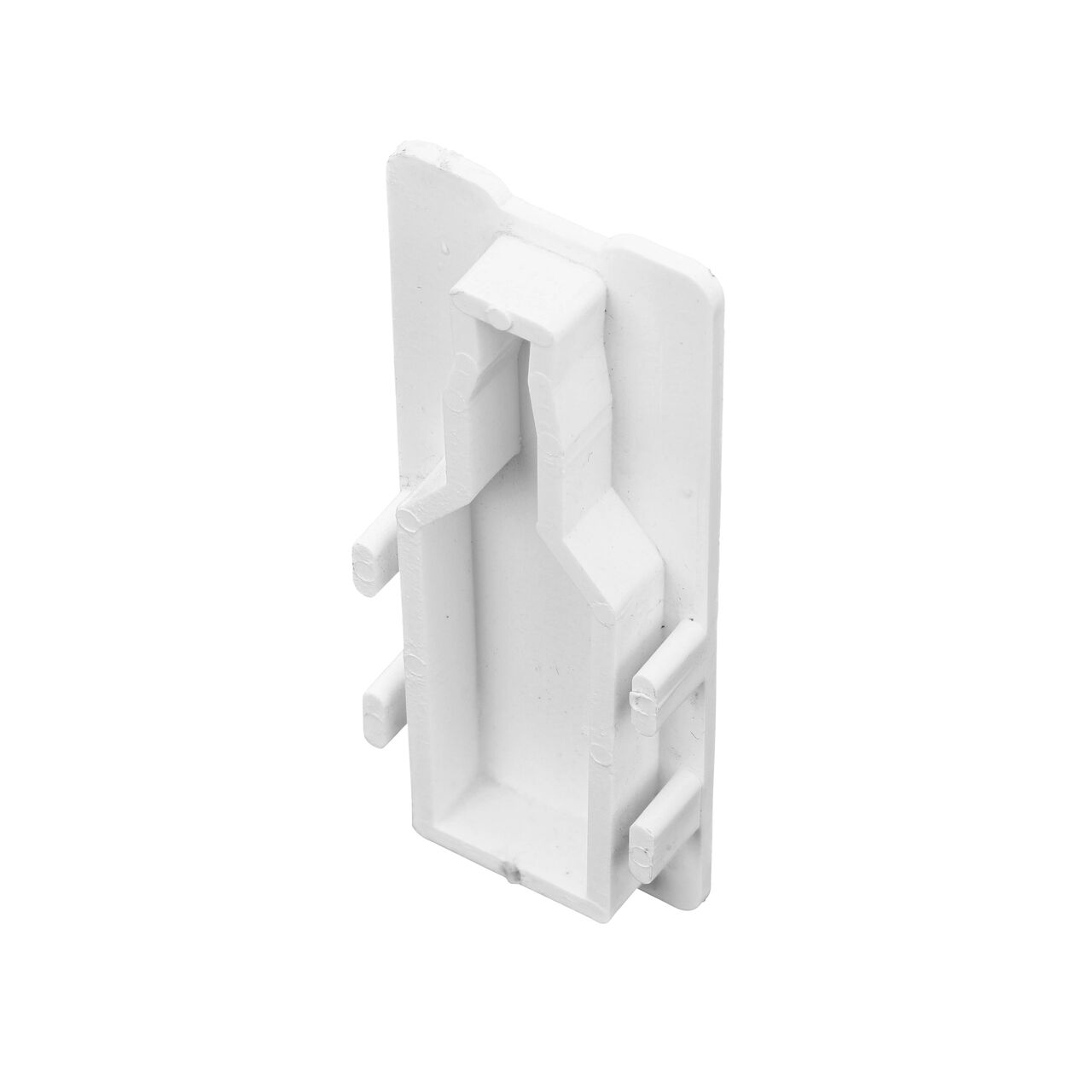 Backside of the NDS White Micro Channel™ Drain End Plug (NDS 8471)