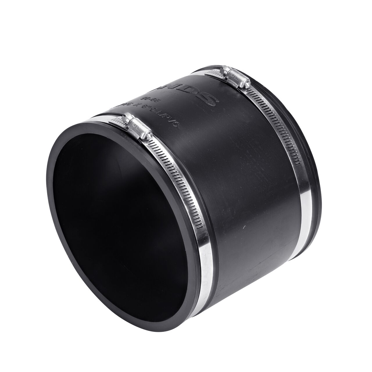 The NDS 6 in. flex coupling connects two cast iron/sewer and drain or DWV/copper/steel/lead pipes (NDS 56-66)