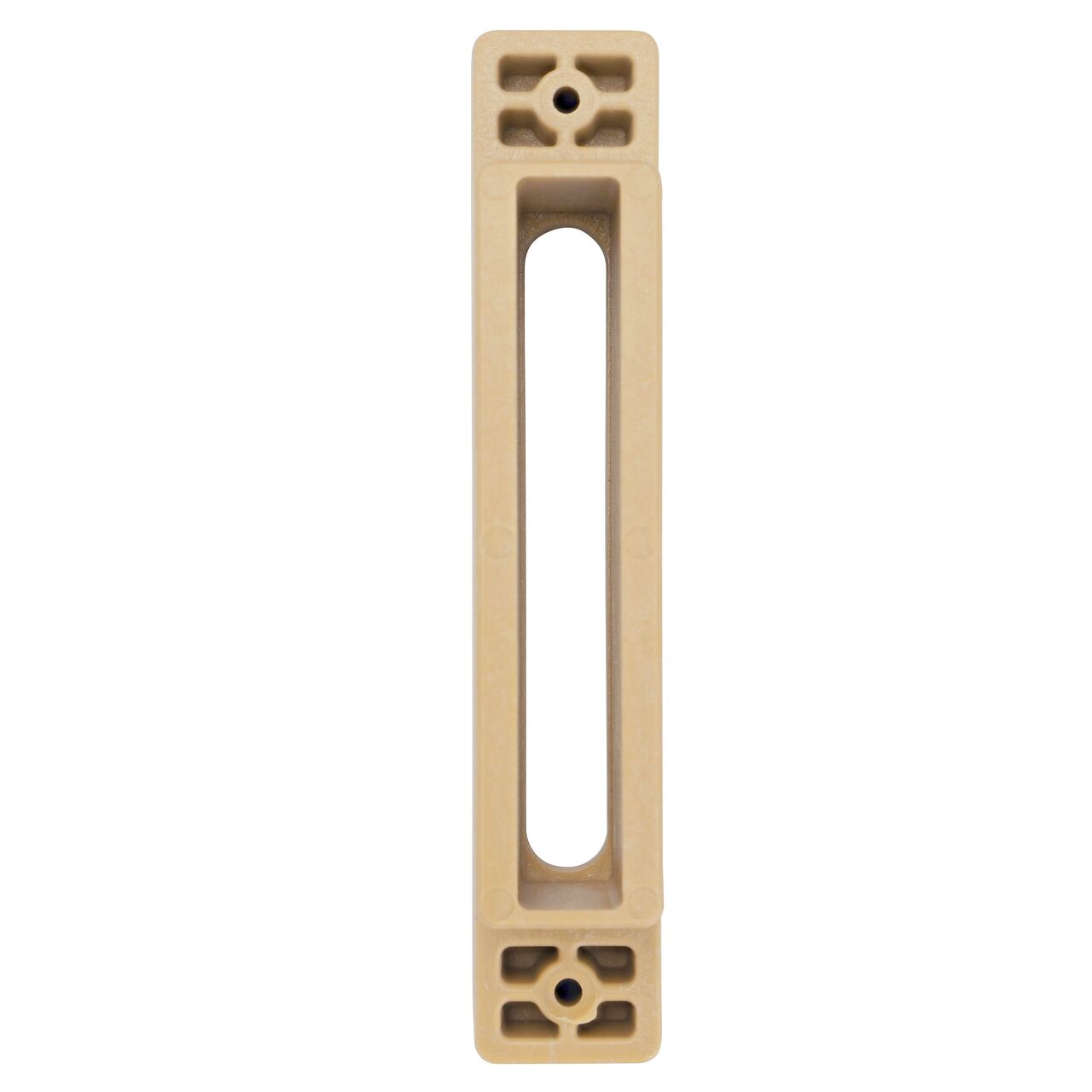 The underside of the Sand Slotted Plastic Dura Slope™ Channel Drain EZ-Track™ Radius Coupling Grate (NDS DS-664MG)