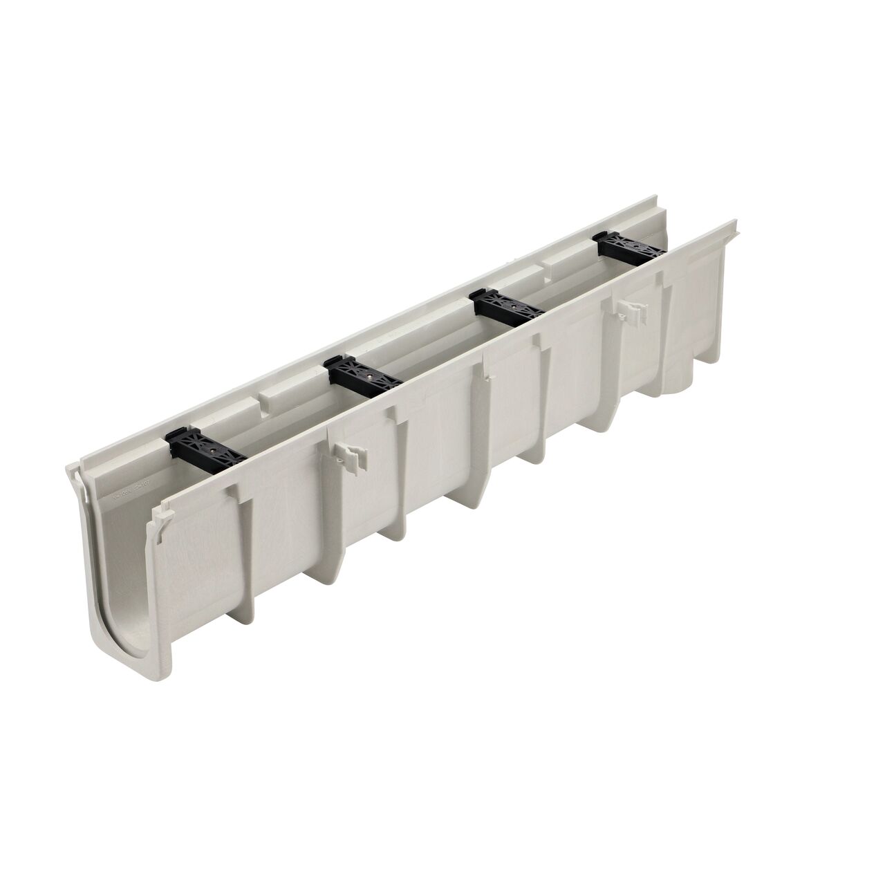 Neutral Dura Slope Channel, 9.37 in. Deep, with groove joints facing camera (NDS DS-106N)