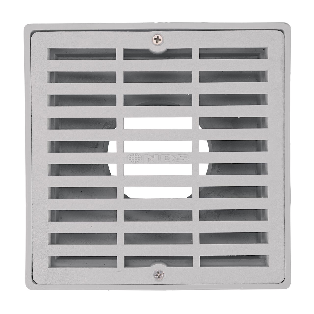 Top Down View of the NDS 6 in. Square Grate (NDS 642)