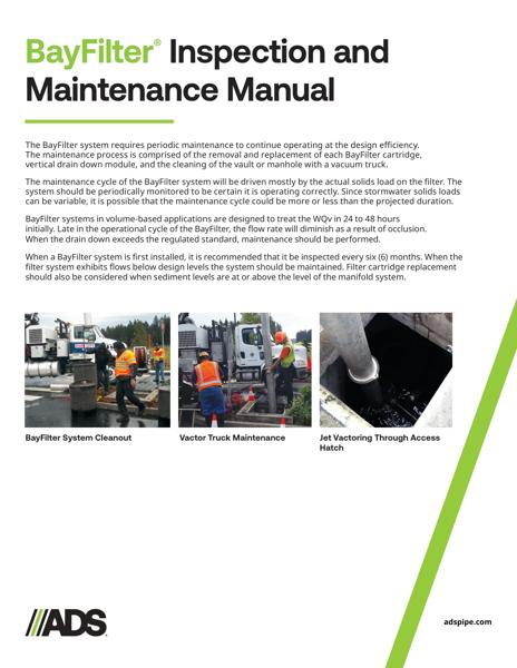 BayFilter Inspection and Maintenance Manual