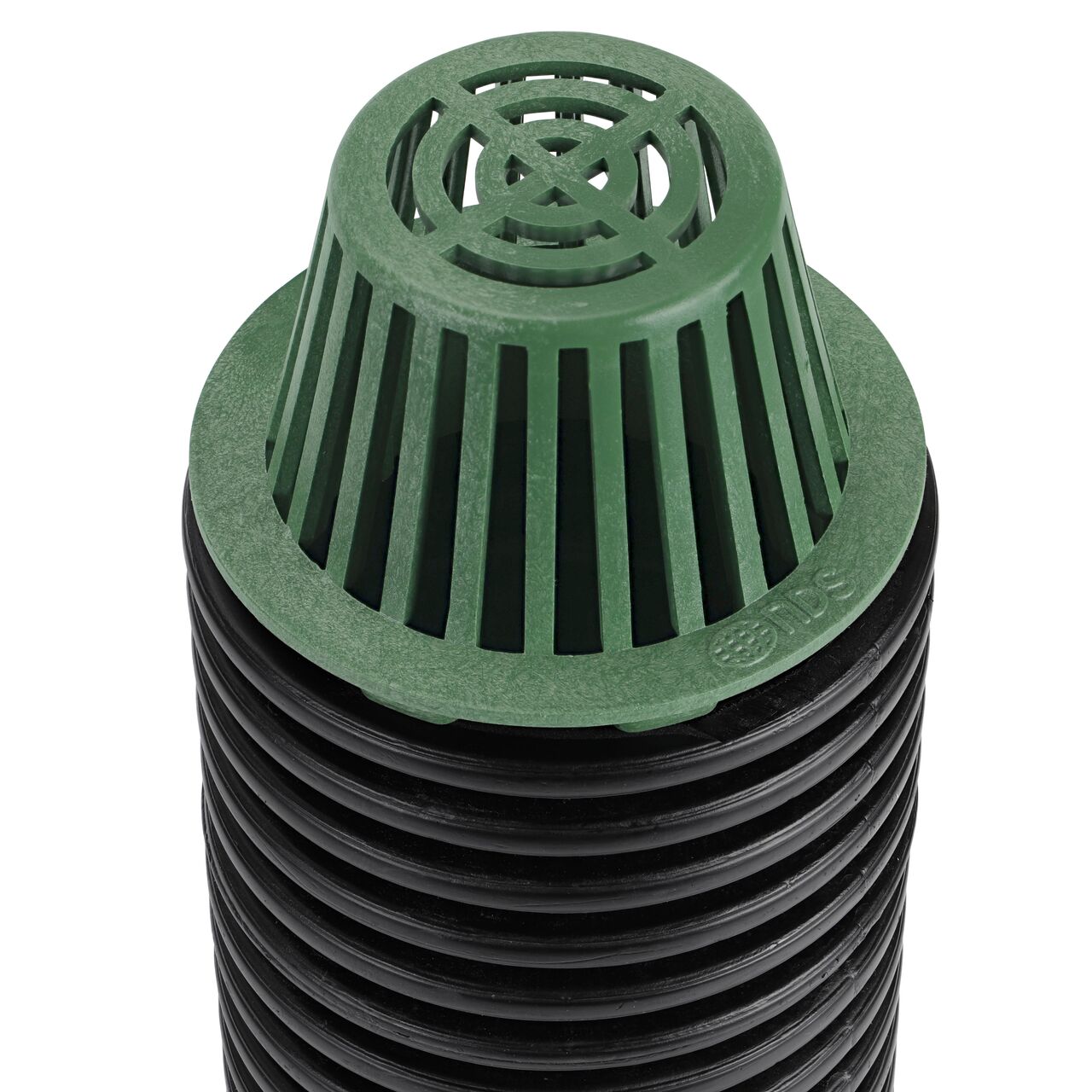 NDS 6 in. Atrium Grate installed on 6 in. Single-Wall Corrugated Pipe (NDS 80*, NDS 80)