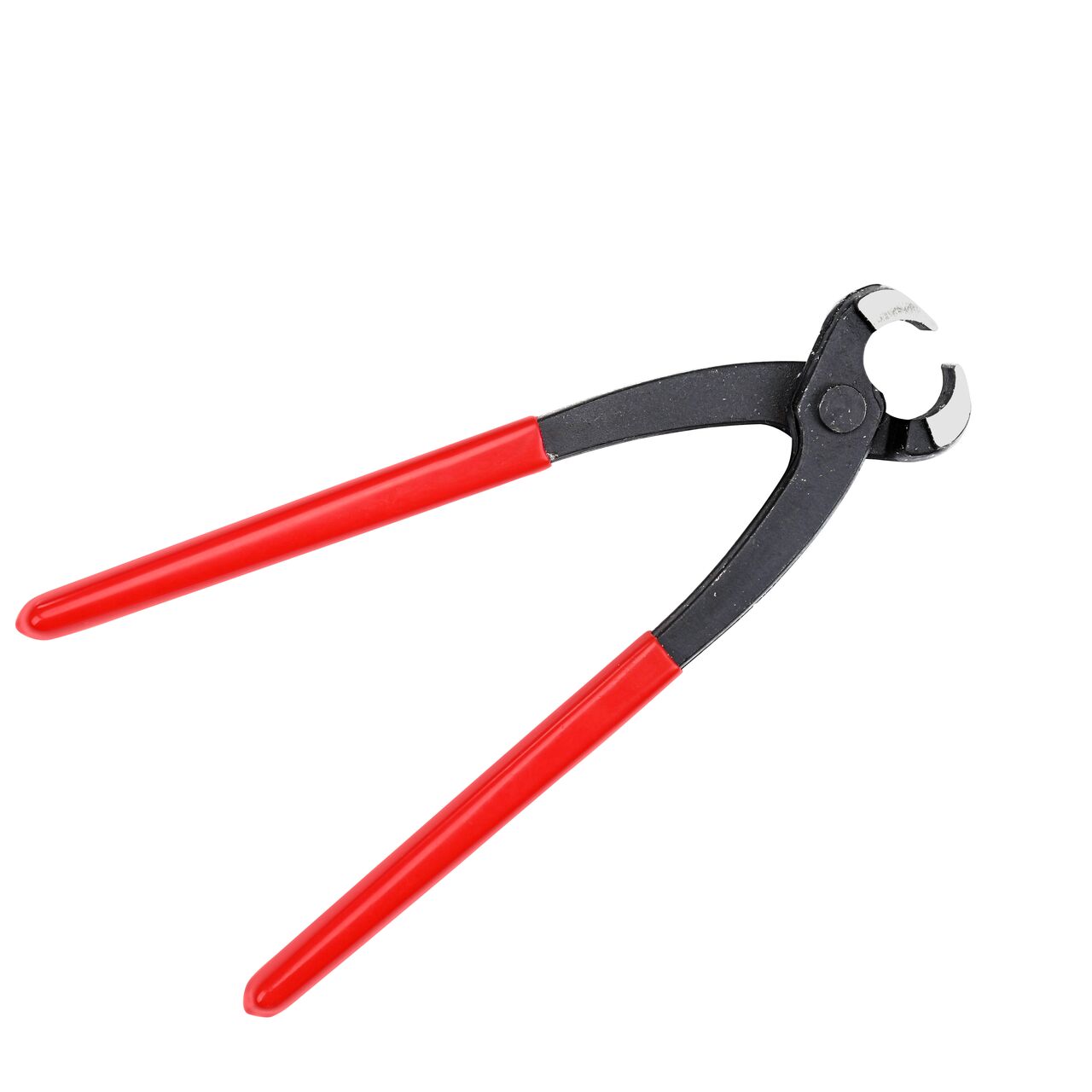Place clamp ear in between the NDS clamp tool pincers on the NDS Jaw Pinch Clamp Tool (NDS NCT-1098) and squeeze handles together; clamp ear deformation confirms closure