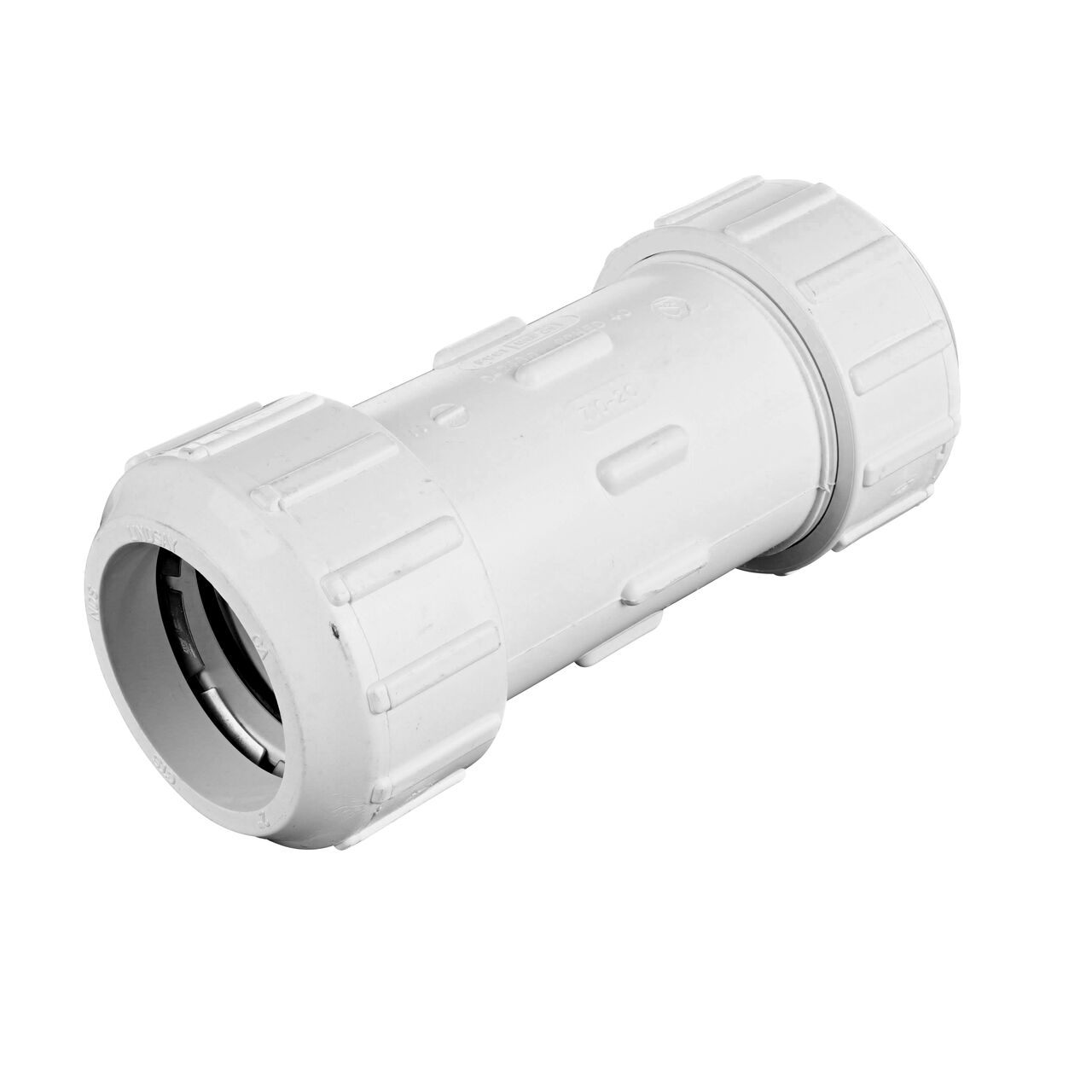 The NDS 2 in. Flo-Lock Gripper Coupling (NDS 710-20) comes with two 2 in. compression ends that connects to SDR-9 CTS pipe