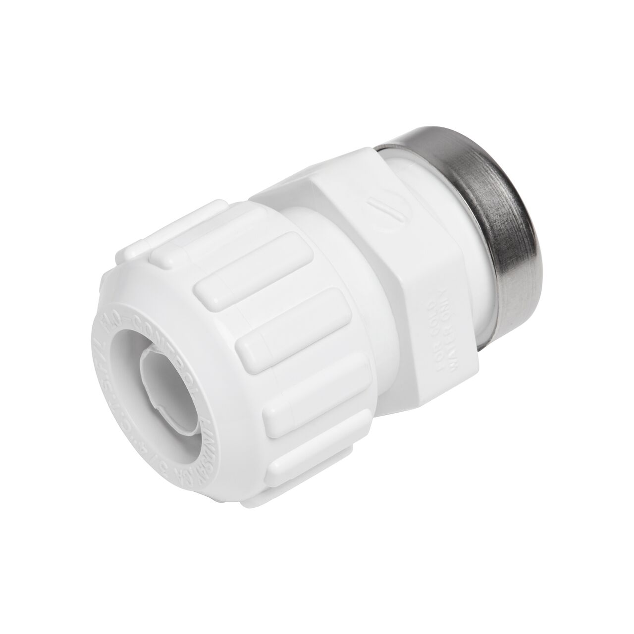 The NDS 3/4 in. SDR-9 CTS X 3/4 in. FPT Flo-Lock™ Gripper Adapter provides a leak-resistant connection between pipes (NDS 731-07)