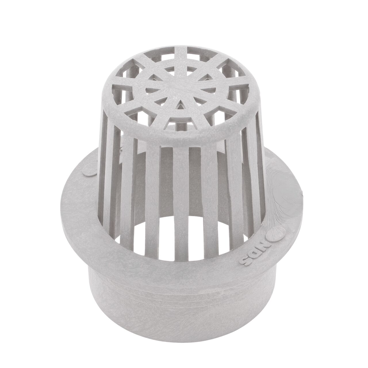NDS Gray plastic 3 in. Atrium Grate fits 3 in. drain pipes & fittings (NDS 72)